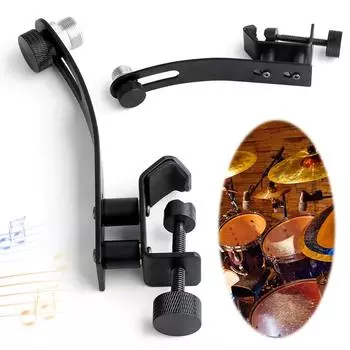 Зажимы для микрофона на обод барабана Регулируемый зажим для микрофона на барабан Принадлежности для музыкальных инструментов