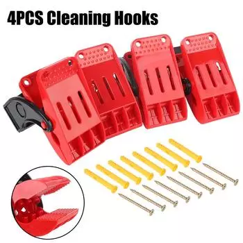 Зажимы для напольного коврика для чистки автомобиля, автомобильные аксессуары, 4 шт., многофункциональный зажим для коврика для йоги, инструменты, водонепроницаемые крючки для чистки, зажим для мытья ковров