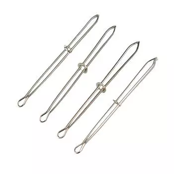 Зажимы для одежды, аксессуары для шитья, инструменты «сделай сам», эластичная лента, дырокол для вышивки крестом, одежда, эластичный зажим, пинцет на шнурке 1pcs светло-серый