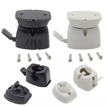 Зажимы для отделения для багажной двери автофургона Пластиковый держатель защелки для дверной защелки Аксессуары для грузового прицепа и автодома чёрный