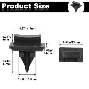 Зажимы для отделки стойки переднего ветрового стекла для Ford Transit MK6 MK7 2000-2014 Молдинг заклепки клипсы салона 4069906 YC15B03180BB