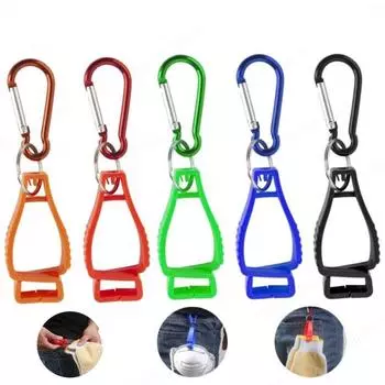 Зажимы для перчаток для рабочих перчаток, зажим для перчаток, зажим для ремня с металлическим крючком, портативный держатель для рабочих перчаток, зажим с пластиковым крючком зелёный