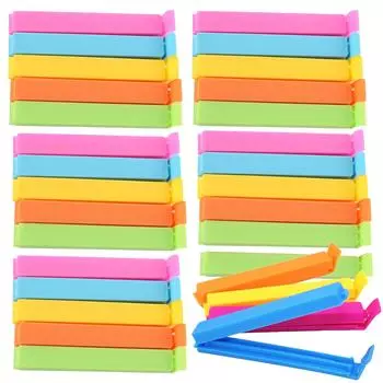 Зажимы для пищевых упаковок | Креативные гибкие зажимы для герметика для сохранения свежести пищевых продуктов | Герметичные портативные S debit