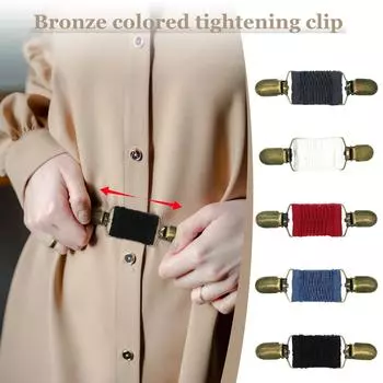 Зажимы для платья сзади, зажим для талии, зажим для свитера, зажимы для шали, зажимы для рубашки для женской одежды, зажим для кардигана для примерки One Size синий