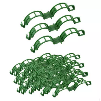 Зажимы для поддержки растений. Простая установка в саду, крепление решетчатой лозы для цветов, 200pcs