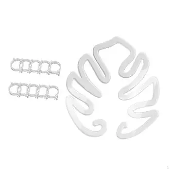 Зажимы для поддержки растений, зажим для цветов, простой в использовании зажим для крепления овощей, роз Oval