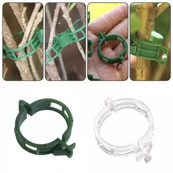 Зажимы для поддержки растений, зажимы для вьющихся растений, томатные садовые зажимы для виноградной лозы для поддержки овощей, стебли растений, лозы, вьющиеся растения, зажимы для томатов 100pcs