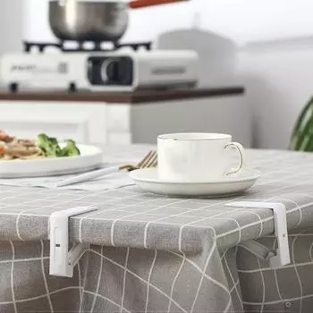 Зажимы для скатерти Простые в эксплуатации Легкий вес Пластик