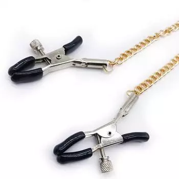 Зажимы для сосков Fantasy Зажимы для груди с металлической цепочкой