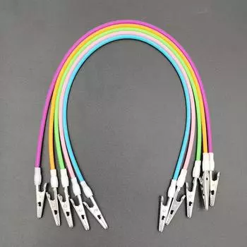 Зажимы для стоматологических нагрудников из нержавеющей стали, автоклавируемые стоматологические силиконовые цепочки, держатель для салфеток, зажим для шарфа, уход за полостью рта, одноразовые стоматологические принадлежности 1PCS синий