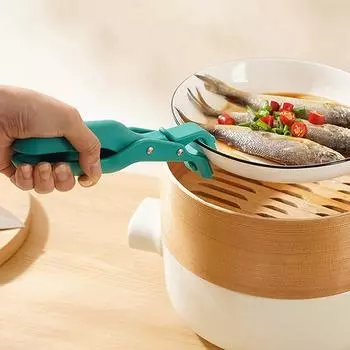 Зажимы для тарелок, держатели, щипцы, держатель для мисок, зажим для кастрюли для мисок, противень для пиццы зелёный