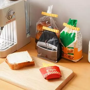 Зажимы для запечатывания картофеля фри с магнитами для холодильников, многофункциональный зажим для запечатывания пищевых продуктов, бытовой кухонный инструмент CHINA