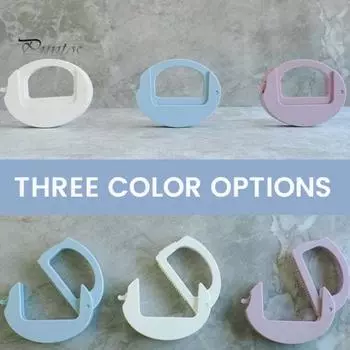 Зажимы для запечатывания пищевых упаковок, изогнутые зажимы для пакетов, для хранения продуктов, кухонные и домашние зажимы для хлеба белый