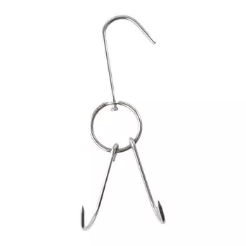 Зажимы из нержавеющей стали для говядины, крючки для уток, гусей, индейки, крючок для жареной утки и бекона, вешалка для хранения барбекю, крючок для хлеба, инструменты, аксессуары