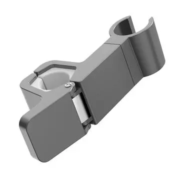 Зажимы Кронштейн-клипса для душевой лейки Кронштейн для круглой трубы Кронштейн для душевой стойки Универсальный держатель для душевой лейки серый