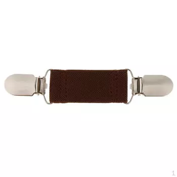 Зажимы-уточки Застежки Тесьма Шаль Блузка Свитер Воротник рубашки коричневый