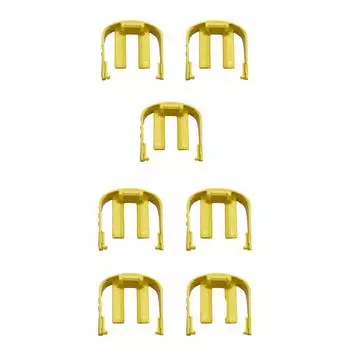 Зажимы Желтый Пластиковый Нажимной Триггер Зажим Соединитель Оборудование Инструменты