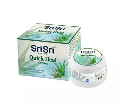 Заживляющий крем (25 г), Quick Heal Cream, Sri Sri Tattva