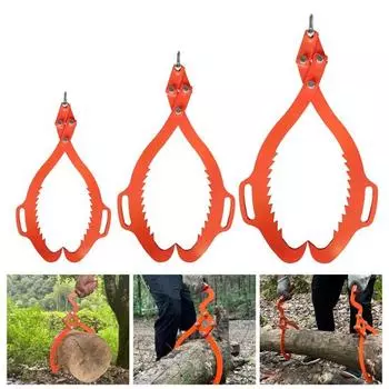 Зазубренный крюк для подъема бревен Грузоподъемность 110 фунтов Простая эксплуатация Устойчивость к ржавчине Прочная конструкция S