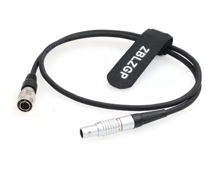 ZBLZGP Hirose 4 Pin Male to 0B 2 Pin Male Power Cable for Sony to Teradek Bolt F5/F55