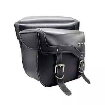 ZCJSZP Мотоциклетная сумка для седла Сумка для инструментов для мотоцикла Водонепроницаемая ПУ мотоциклетная боковая сумка Подходит для Harley Kawasaki Yamaha Suzuki