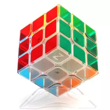 ZCUBE Intelligence Z CUBE для девочек и мальчиков, 06 лет, квадратный 3x3 Z-CUBE, кристалл, волшебный мозг, Speedcube, головоломка, прозрачная 3D-головоломка 333cube
