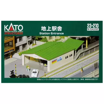 Здание наземной станции KATO N Gauge 23-210 Поставки моделей железных дорог