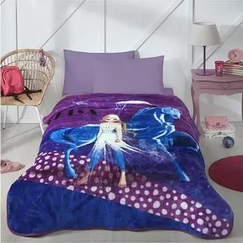 zdilek Детское одеяло Frozen Snow Queen, лицензированное Disney, 155 x 215 см