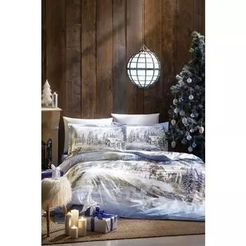 zdilek Snow City пододеяльник двойной зеленый