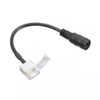 ZDM гнездовой разъем питания постоянного тока с 2-контактным 8 мм / 10 мм одноцветным водонепроницаемым светодиодным линкером 1 шт.