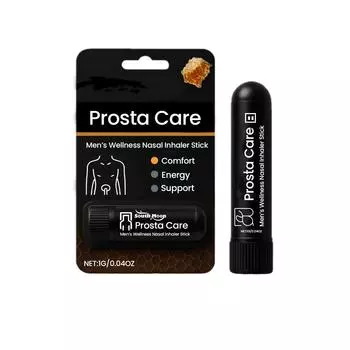 Здоровье простаты Назальный ингалятор Очищающий назальный тоник Облегчает заложенность носа и дискомфорт при зуде в носу One Size чёрный