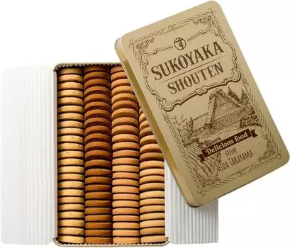 Здоровое печенье Shoten Okara Безглютеновое печенье Okara Консервы в банках Большая емкость Диетические сладости Роскошный ассортимент Подарочный сувенир 4 вкуса 100%