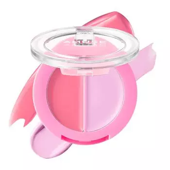 Здоровый бальзам для щек All 5 Amuse Cheek Lip Lip Balm Cream Cheek Liquid Cheek Blusher Fresh Fruit Juice Transparent Ruddy Makeup Moist Natural Yebe