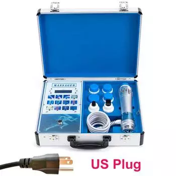 Здравоохранение ED Аппарат для ударно-волновой терапии Ударные волны Физиотерапия Спа Экстракорпоральный массажер ED Лечение Массажер для спины и шеи US Plug