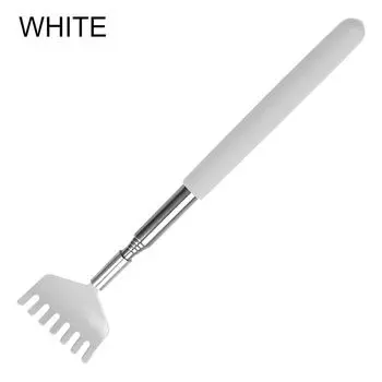 Здравоохранение Инструмент для массажа из нержавеющей стали Чесалка для спины Выдвижная чесалка для спины Выдвижная белый