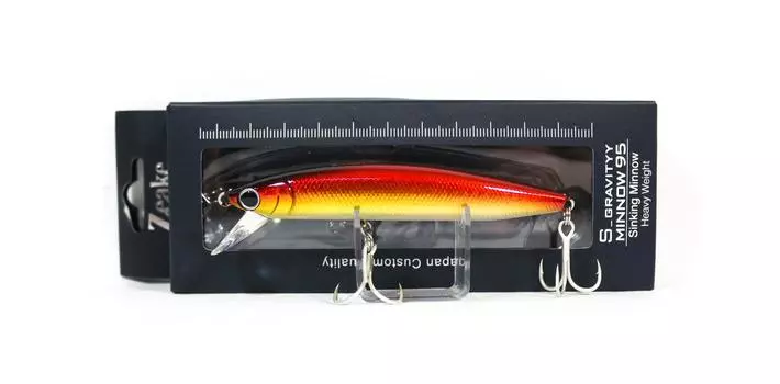 Zeake S Gravity Minnow 95 Тяжелая тонущая приманка 01 (4725)