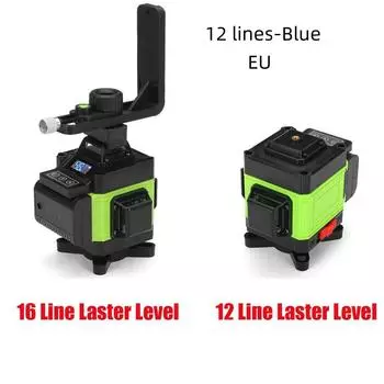ZEAST 4D лазерный уровень самовыравнивающийся 16 линий 360 горизонтальный и вертикальный крест супер мощный зеленый лазерный луч линейный светодиодный дисплей PLH neizhi EU