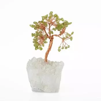 Zebercet-Kristal Quartz Натуральный камень Декоративное дерево