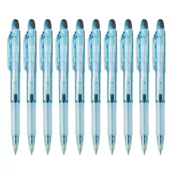 Zebra ballpoint pen Gymnock with bio tube earth blue 10 pieces oil-based 0.7mm B-BI-KRB-EB