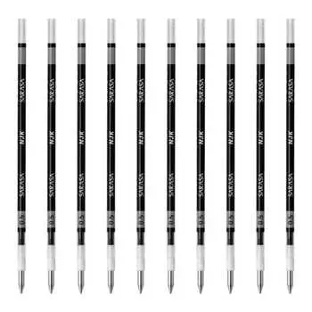 Zebra ballpoint pen refill Prefeel Sarasa NJK-0.5 lead black 10 pieces BRNJK5BK