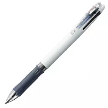 Zebra ballpoint pen slim 3C white 10 pieces 3-color clip-on B-B3A5-W