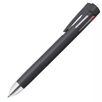 Zebra Blen4+S Multi-Function Pen, 0.7mm, Black, B4SA88-BK
