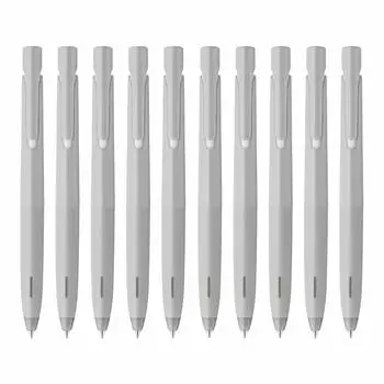 Zebra Blen Ballpoint Gray Black 10 0.5 Pen, Barrel, Ink, Pens, B-BAS88-GR