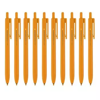 Zebra Click Bright Orange Highlighter 10 Pens, count, B-WKS30-OR