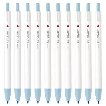 Zebra Clickart Soda 10 Водная ручка, Синяя, Ручки, B-WYSS22-SB