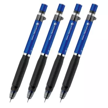 Zebra DelGuard Mechanical Pencil Type ER Blue Set of 4 0.5mm P-MA88-BL-4AZ синий