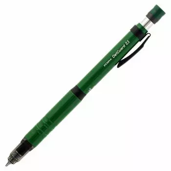 Zebra DelGuard Type Lx Mechanical Limited Edition Dark Green 0.5 Pencil, (A-MA86-Z-DG)