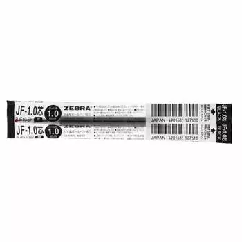 Zebra gel ballpoint pen refill Sarasa JF-1.0 lead black 10 pieces B-RJF10-BK