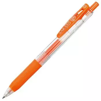 ZEBRA Gel Ballpoint Pen Sarasa Clip Red Orange 10 Pieces 0.5 B-JJ15-ROR