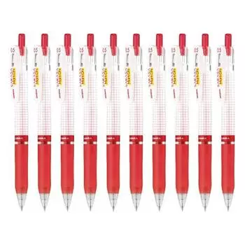 Zebra Gel Ballpoint Pen Sarasa Markon 0.5 Red 10 B-JJ77-R